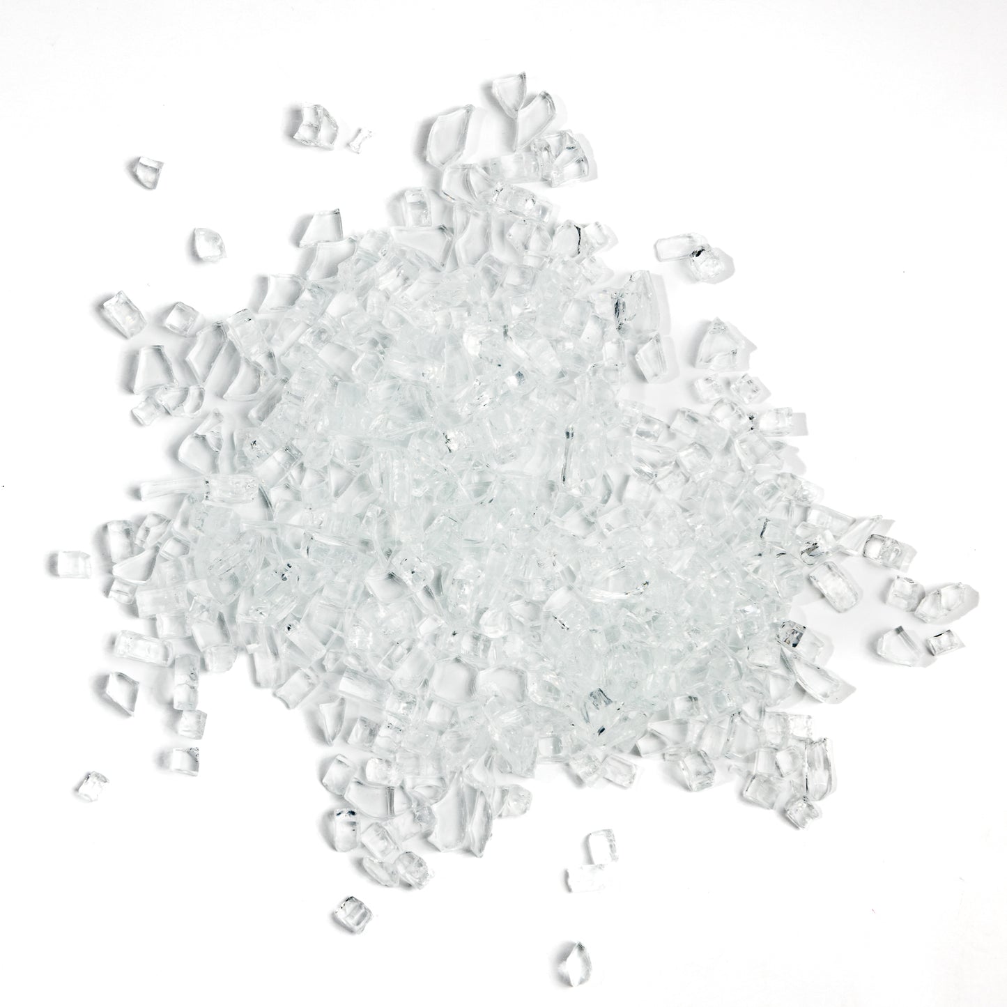 1/4" Starfire Classic Crushed Tempered Glass – 1 Pound Bag