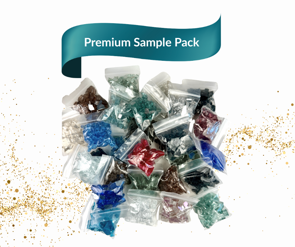Premium Glass Color Sample Pack – 28 Colors
