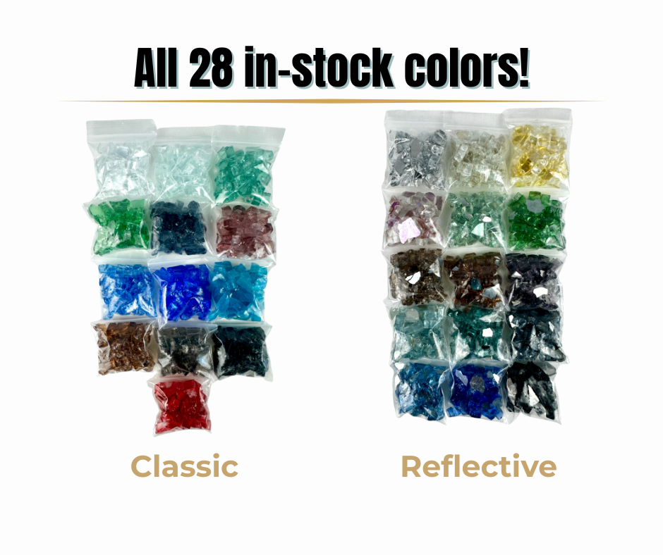 Premium Glass Color Sample Pack – 28 Colors