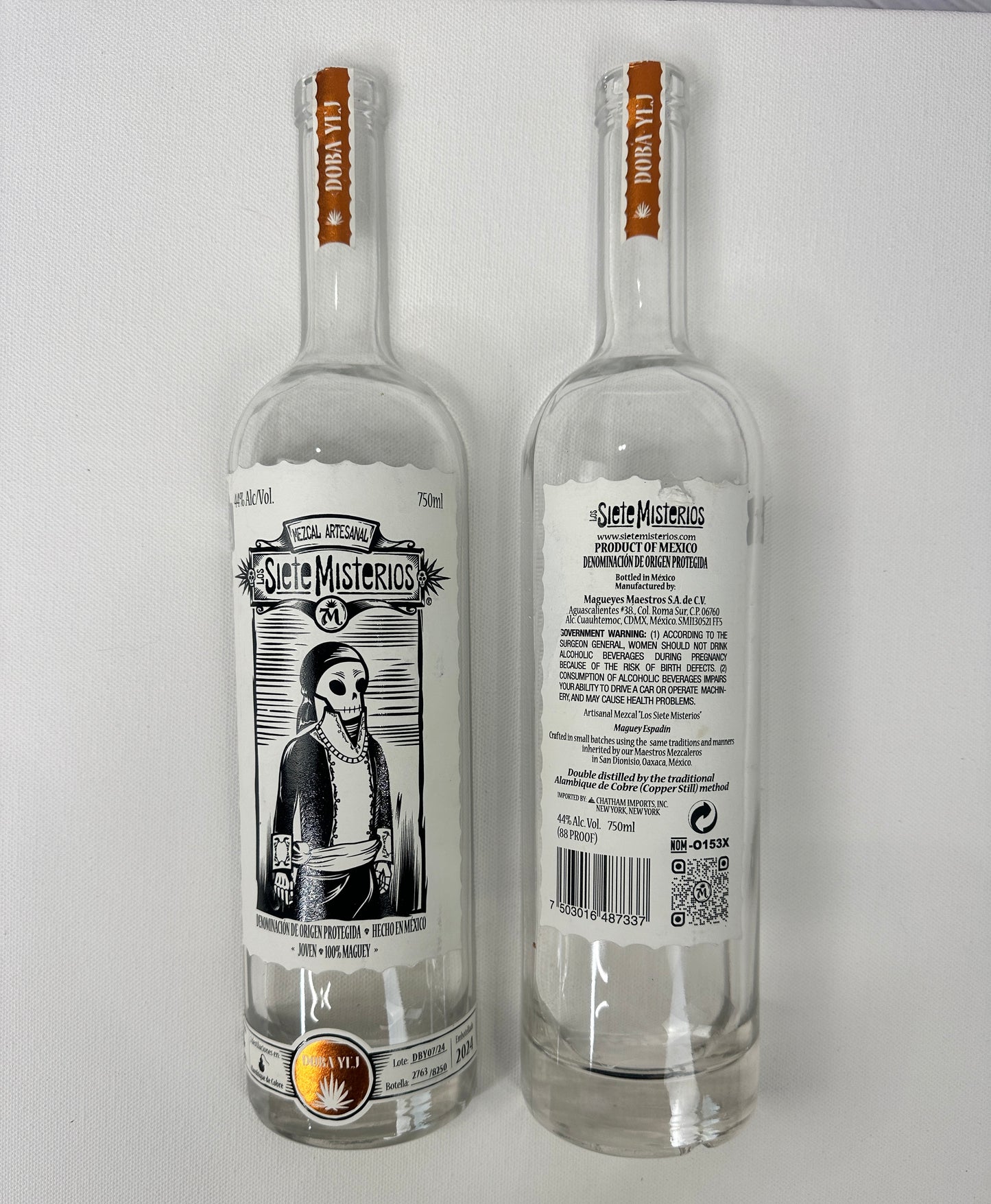 Liquor bottle splits