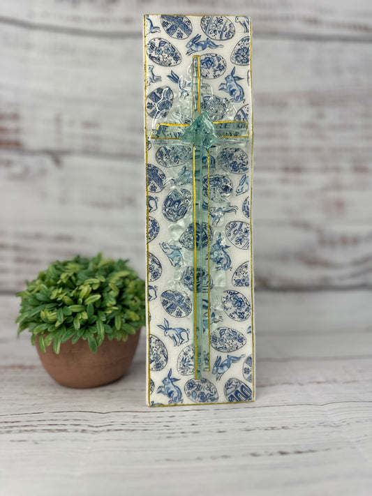 Chinoserie Easter Cross