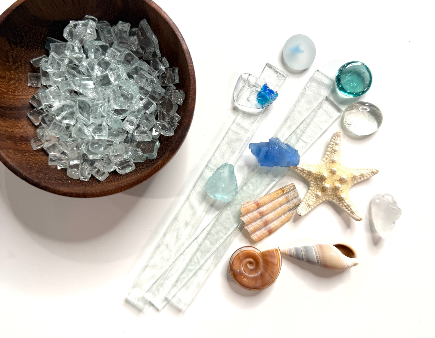 BEACHY CROSS GLASS & EMBELLISHMENT BUNDLE