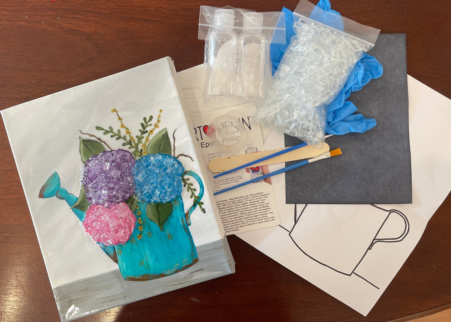 Blooming Hydrangea DIY kit