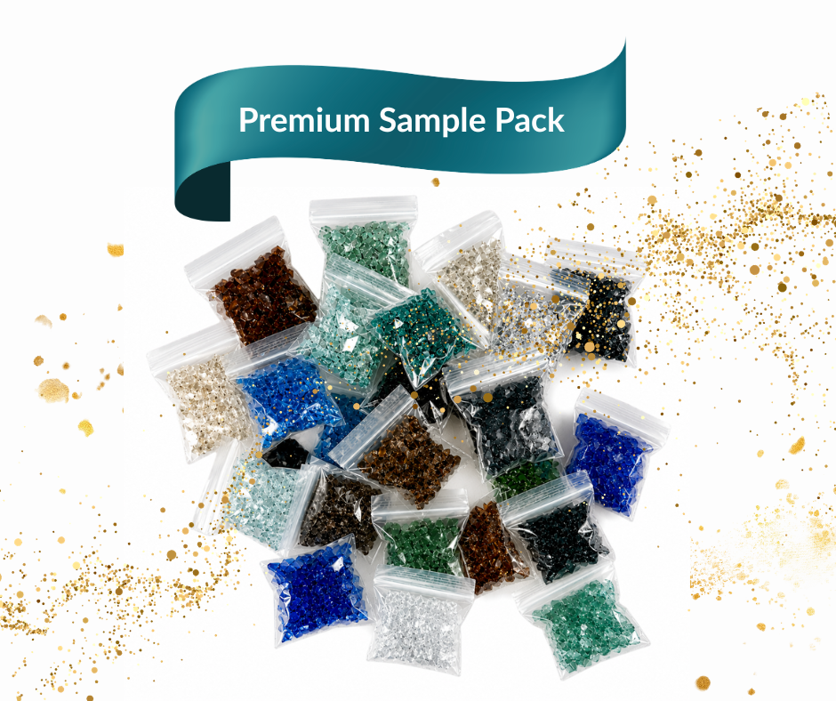 Premium Glass Color Sample Pack – 26 Colors