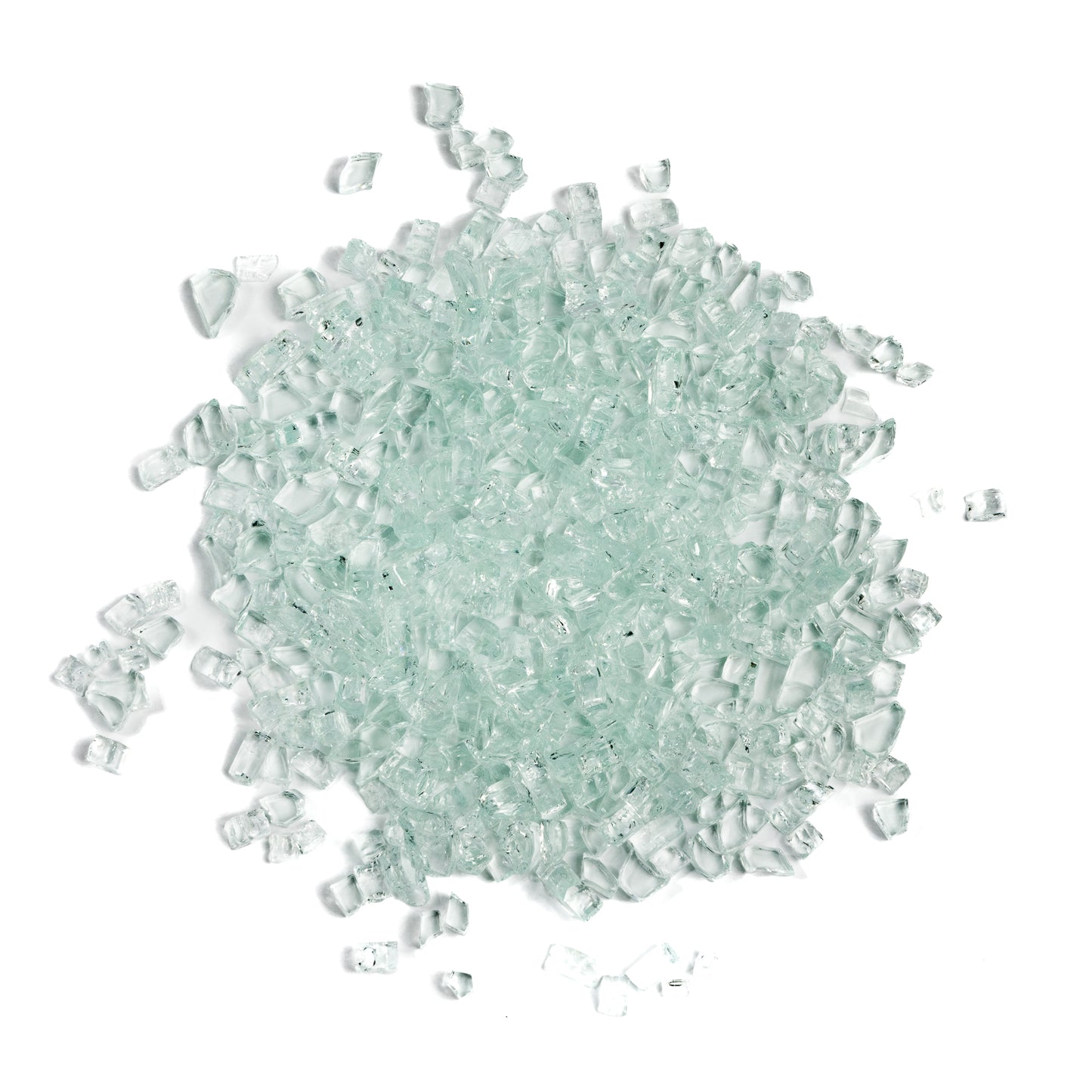 1/4" Clear Classic Crushed Tempered Glass – 1 Pound Bag