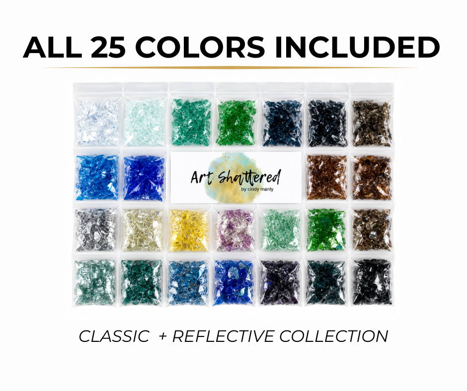 Premium Glass Color Sample Pack – 26 Colors
