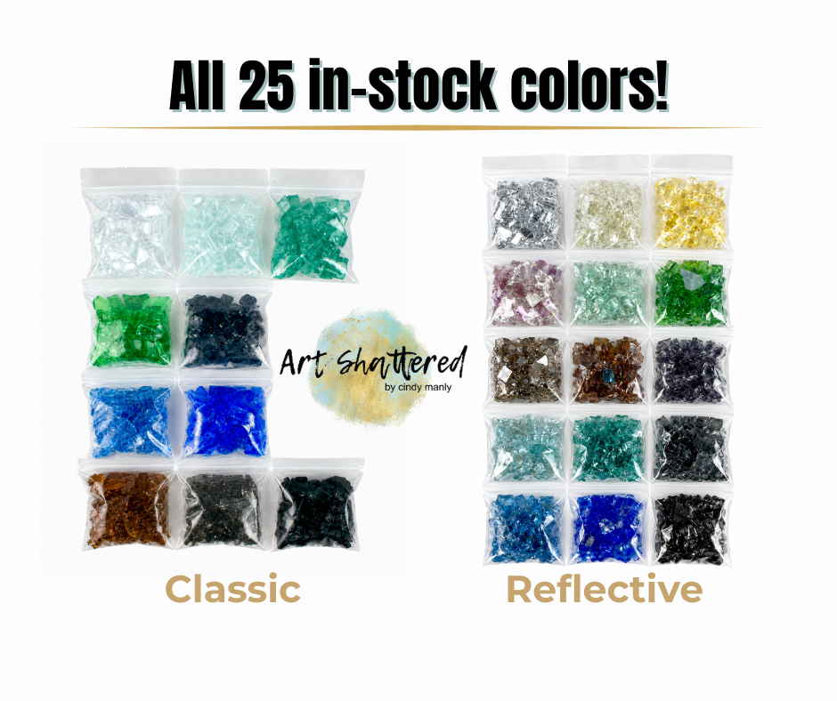 Premium Glass Color Sample Pack – 26 Colors