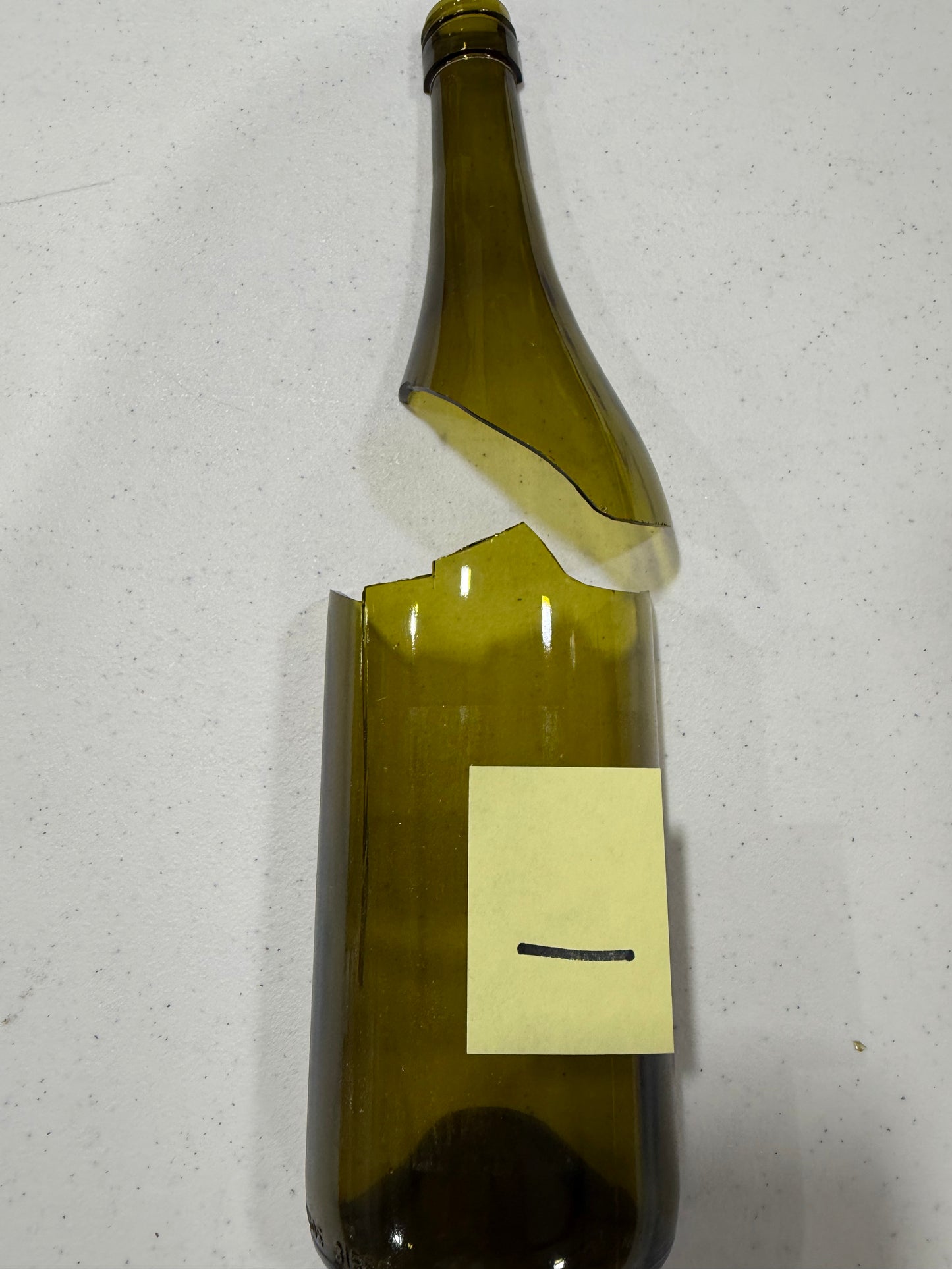 Broken Wine bottle 1/2 splits