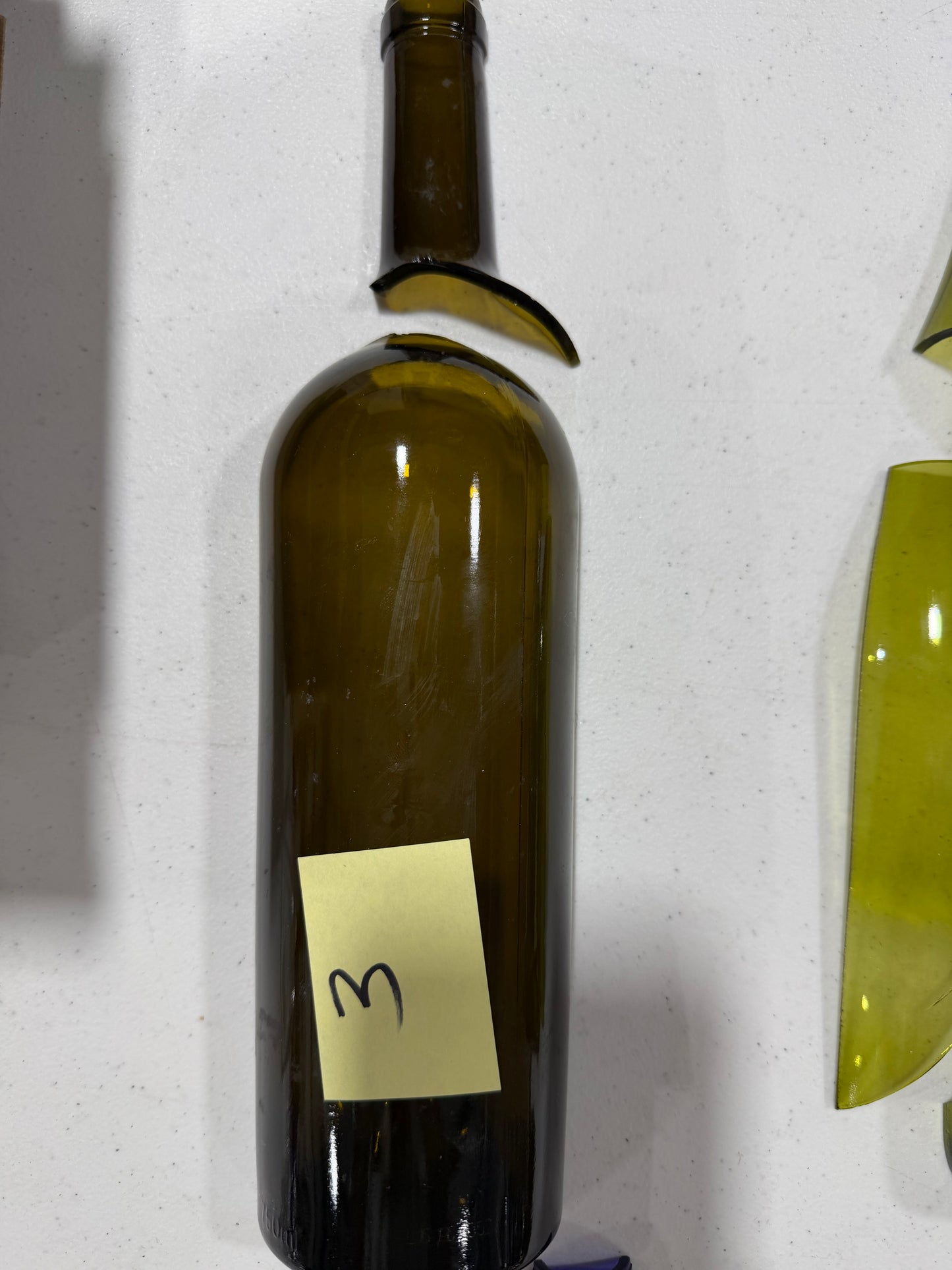 Broken Wine bottle 1/2 splits