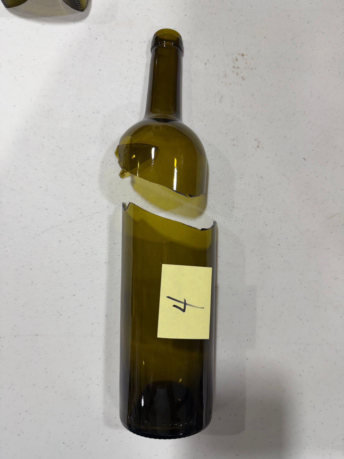 Broken Wine bottle 1/2 splits