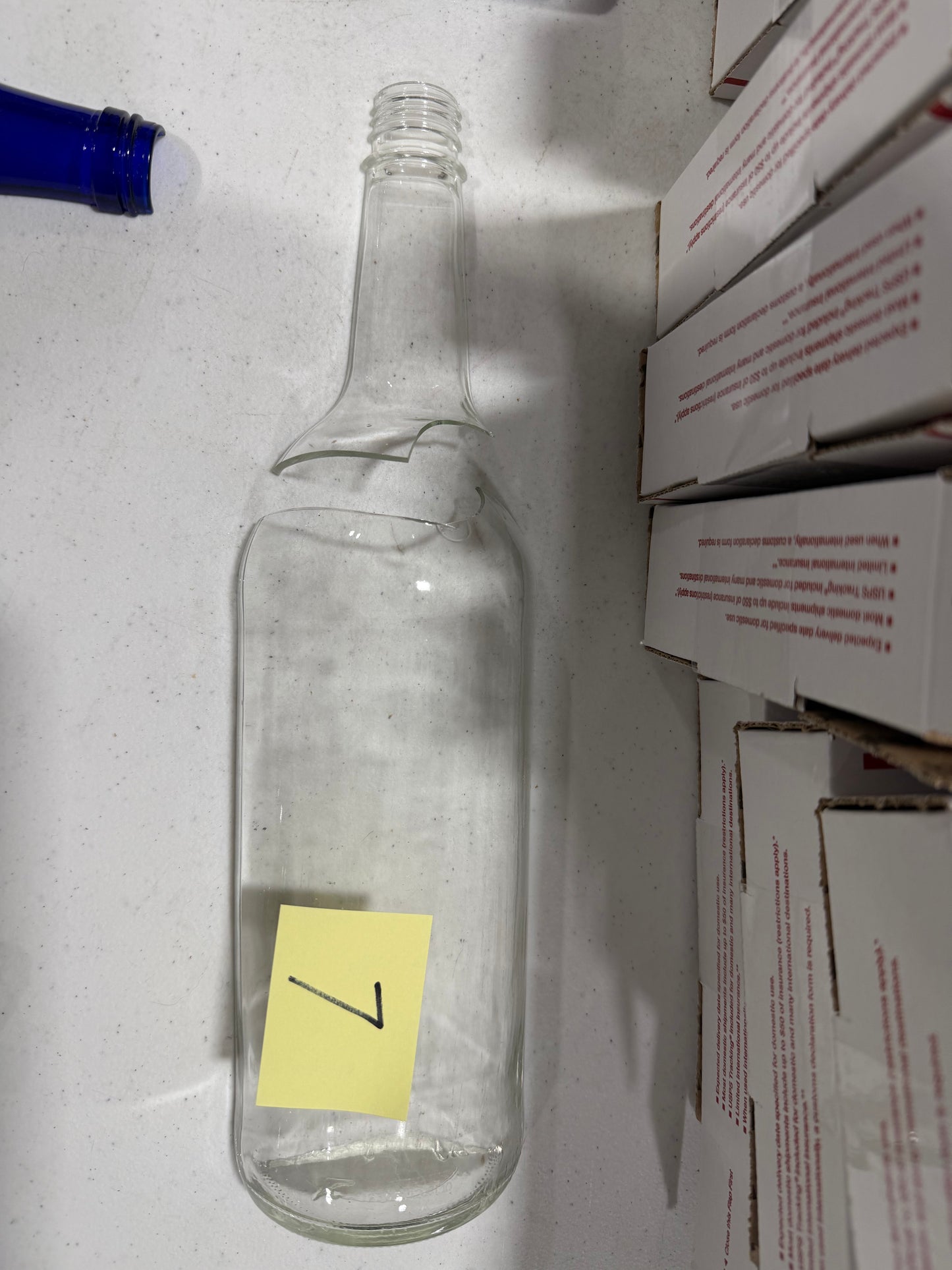 Broken Wine bottle 1/2 splits