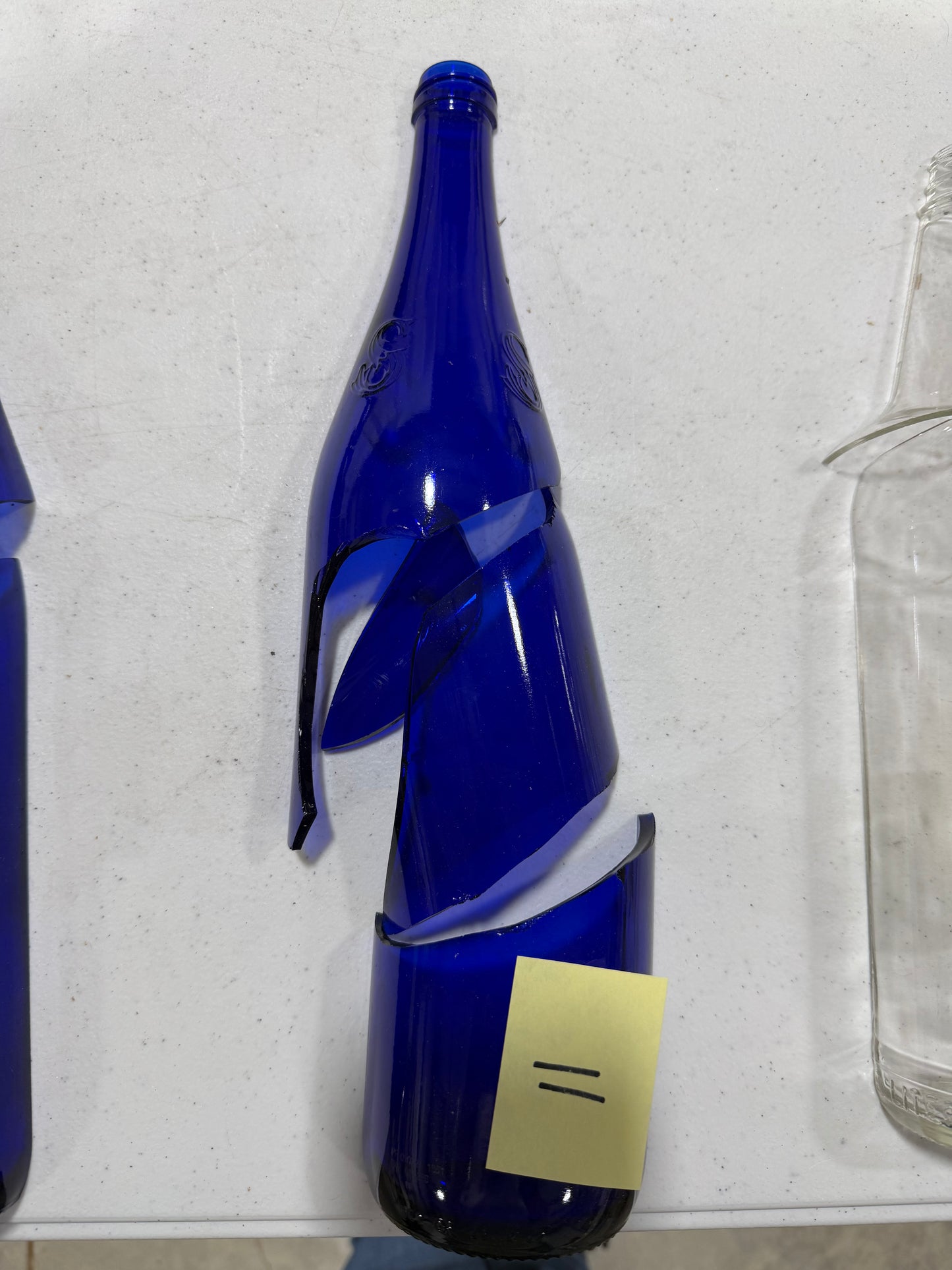 Broken Wine bottle 1/2 splits