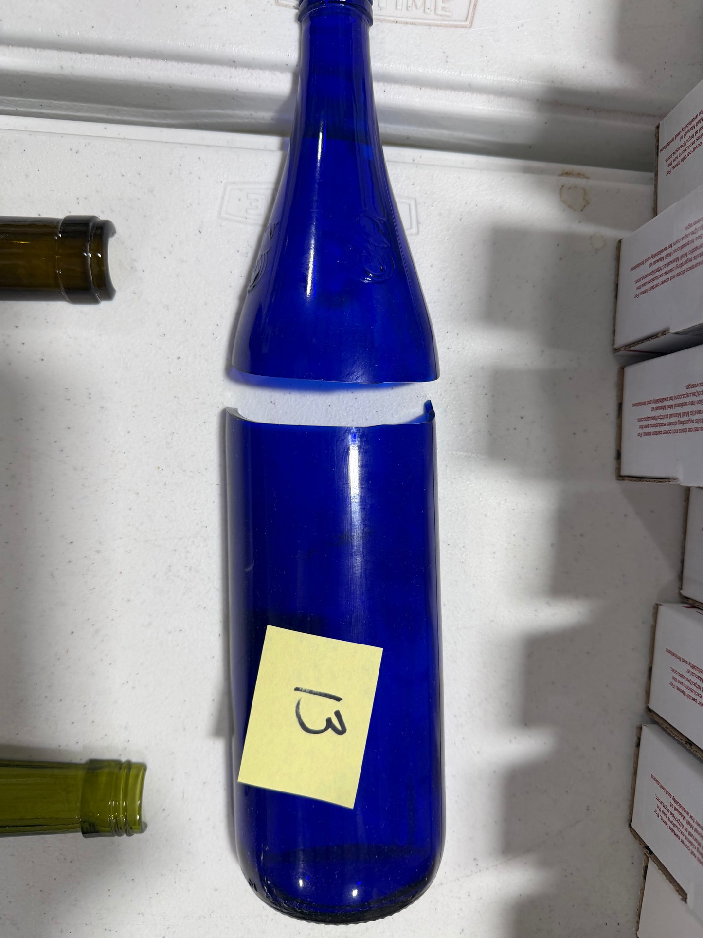 Broken Wine bottle 1/2 splits