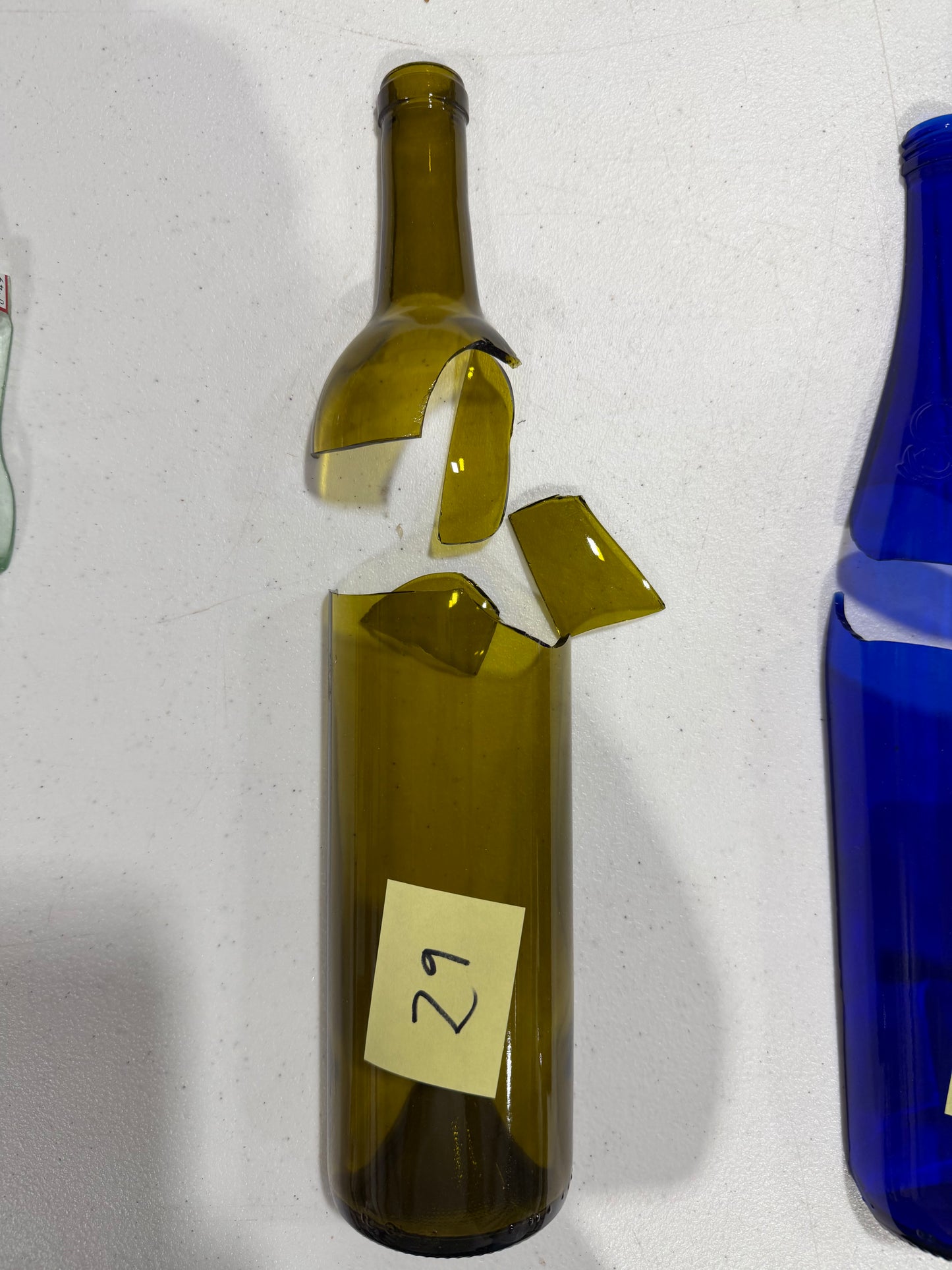Broken Wine bottle 1/2 splits