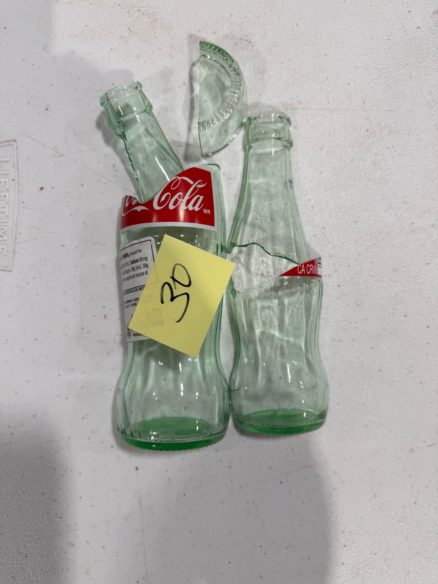 Broken Wine bottle 1/2 splits