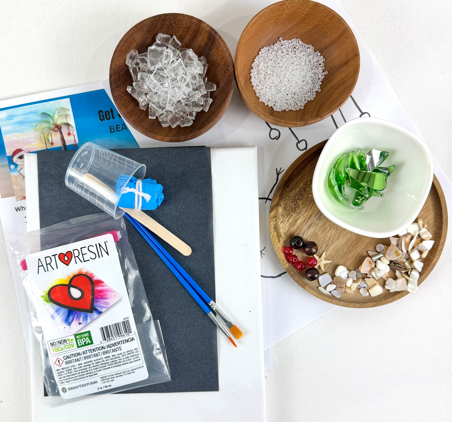 Beachy Snowman Kit + Tutorial