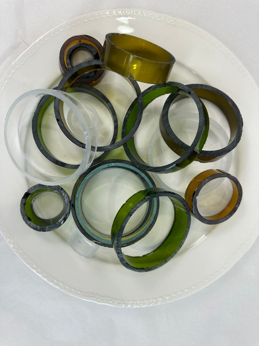 Glass Bottle Rings Mystery Box