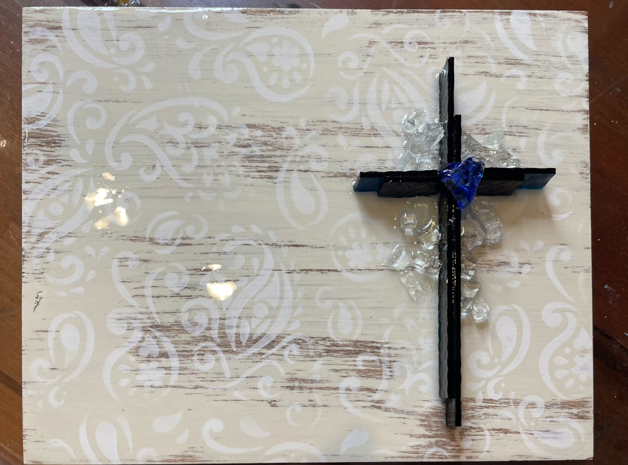 Glass Cross Picture Frame kit