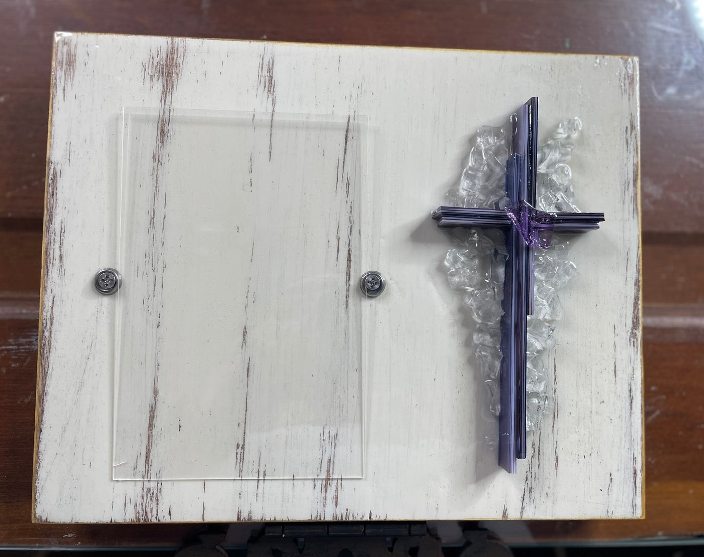 Glass Cross Picture Frame kit