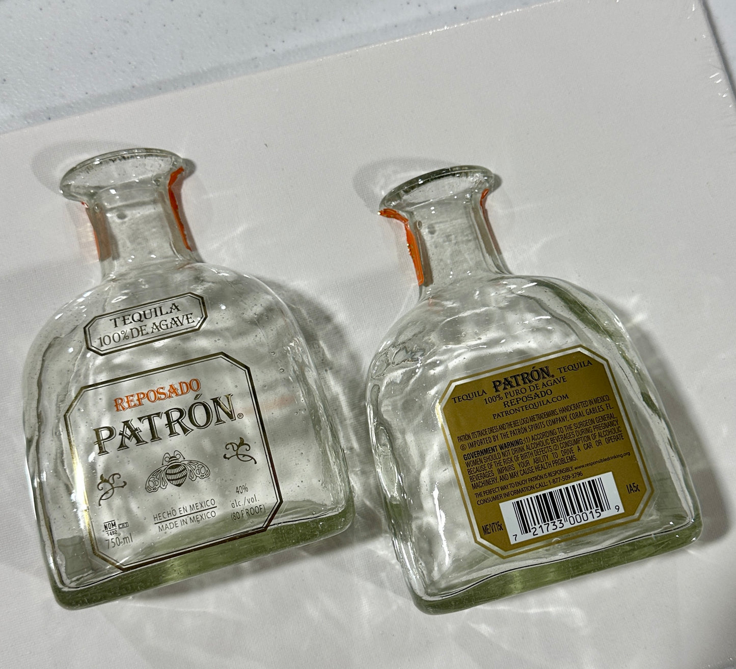 Liquor bottle splits