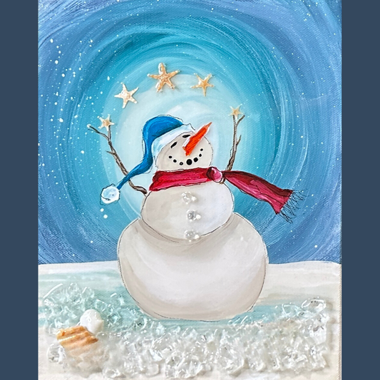 Summer Snowman Kit + Tutorial