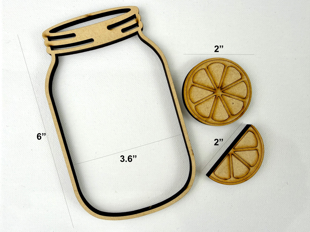 Lemonade Summer Wood Cut-outs