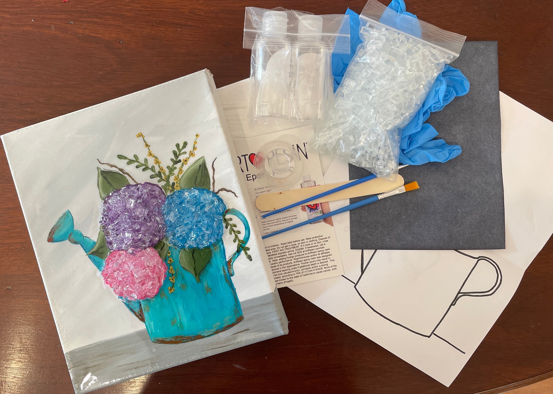 Blooming Hydrangea DIY kit